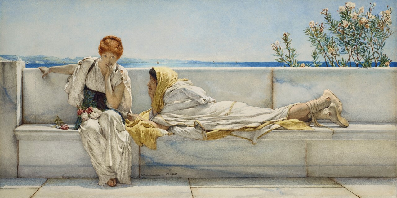 A Solicitation by Alma Tadema